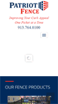 Mobile Screenshot of patriotfencekc.com